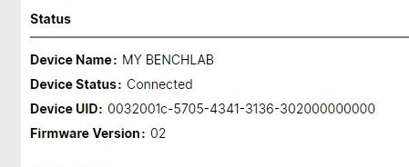 Upgrading your BENCHLAB Firmware to Version 2